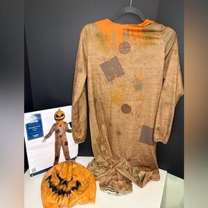 Kids Pumpkin Costume with Mask